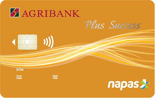 Thẻ Success Plus màu vàng Agribank