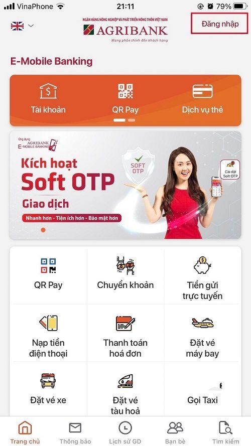 Sử dụng Internet Banking để chuyển tiền sang MBBank