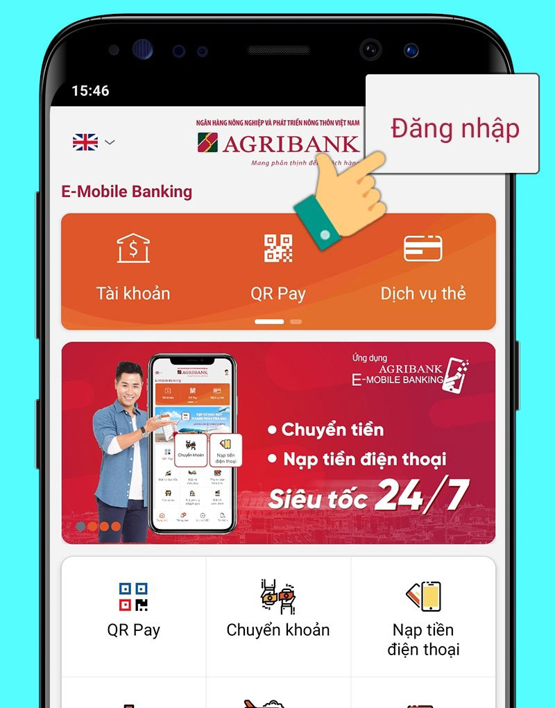 doi mat khau agribank e mobile banking1